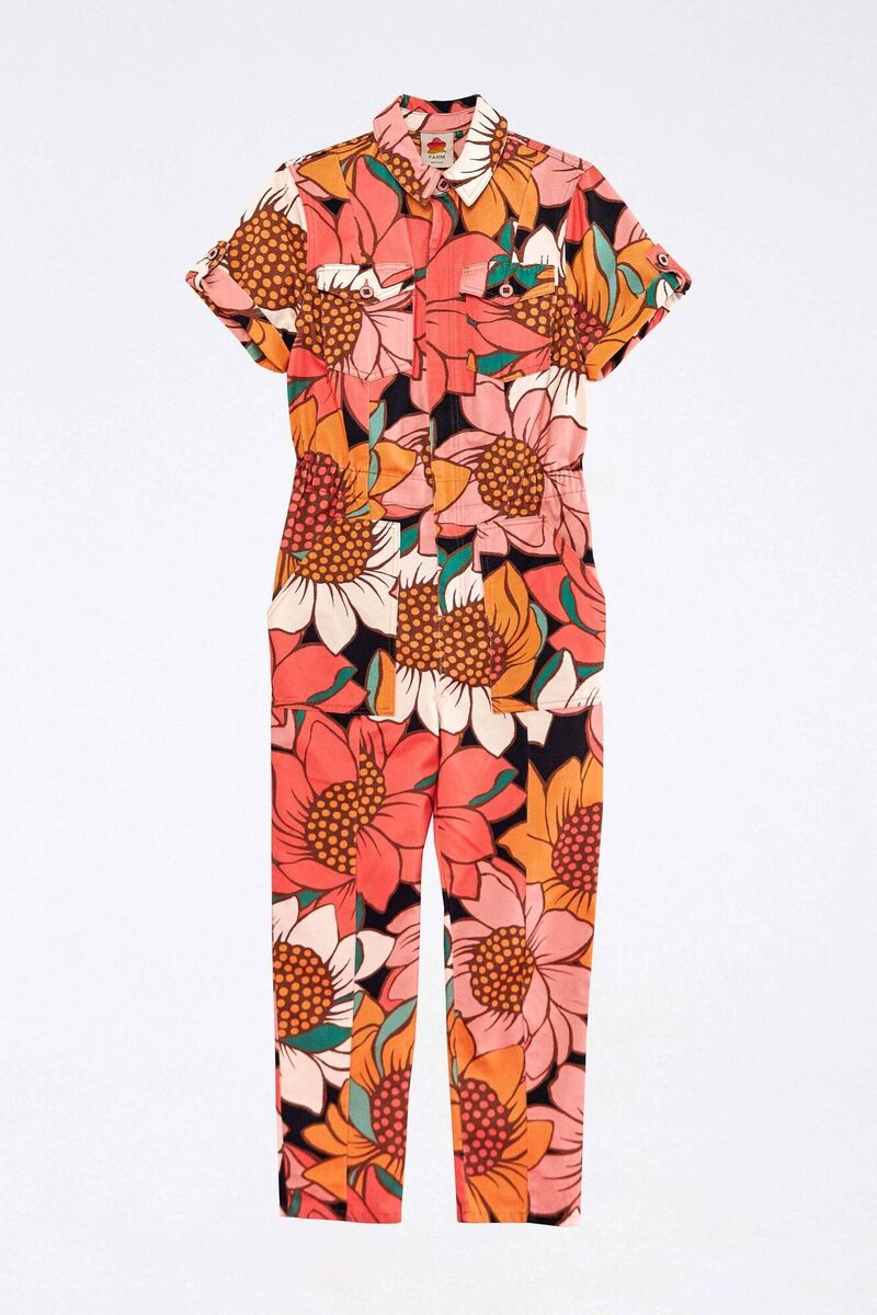 Colourful sunflowers jumpsuit, Farm Rio, €235