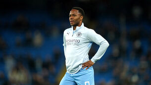 <p>AC Milan are reportedly very keen to bring Raheem Sterling to the San Siro (Mike Egerton/PA)</p>