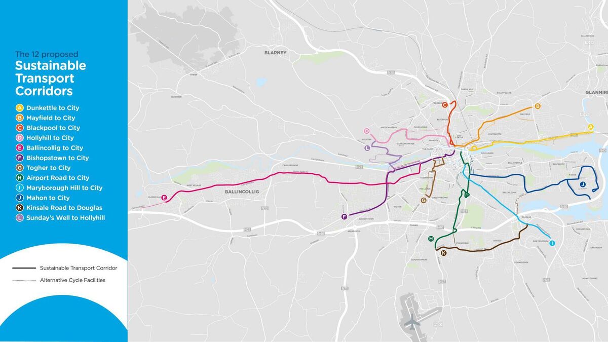 The 12 proposed Sustainable Transport Corridors will significantly improve bus journey times and increase the number of people walking and cycling into the city.