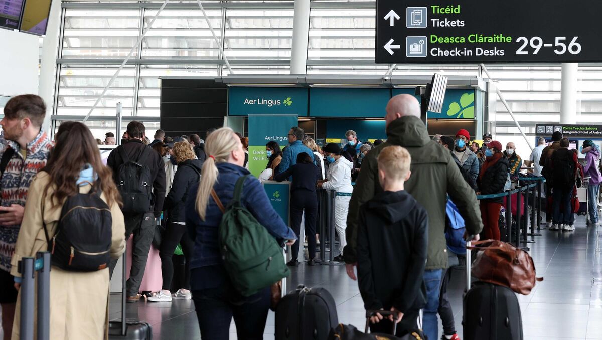 Pictured is Dublin Airport from 8:30 am during the busy Easter period. Photo: Sam Boal/Rollingnews.ie