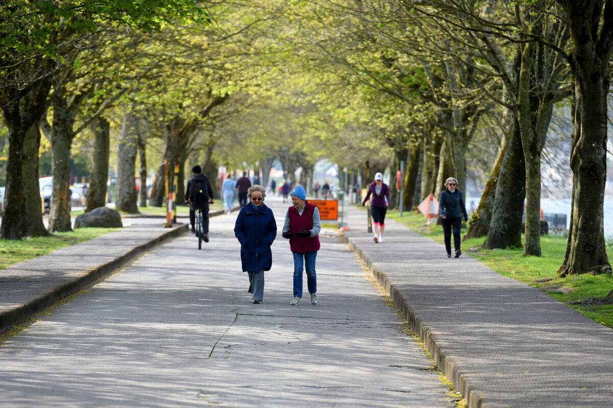  It shouldn't just be areas like the marina that give pedestrians priority. Picture: Larry Cummins