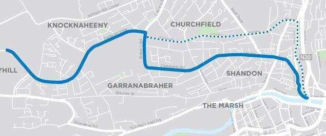 The Hollyhill to Cork city corridor
