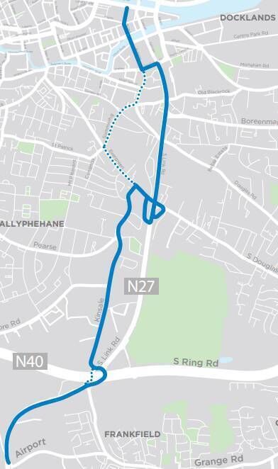 The Airport to Cork city corridor