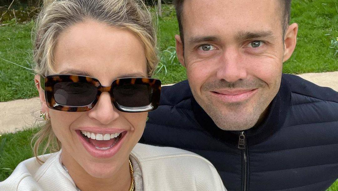 Vogue Williams 'bursting with love' after welcoming third child with Spencer Matthews 