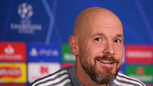 <p>File photo dated 12-04-2022 of Ajax boss Erik ten Hag who will be appointed as Manchester United manager at the end of the season, the Premier League club have announced. Issue date: Thursday April 21, 2022. PA Photo. See PA story SOCCER Man Utd. Photo credit should read Tess Derry/PA Wire.</p>
