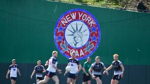 <p>17 April 2022; A general view of Gaelic Park during the Connacht GAA Football Senior Championship Quarter-Final match between New York and Sligo at Gaelic Park in New York, USA. Photo by Daire Brennan/Sportsfile</p>