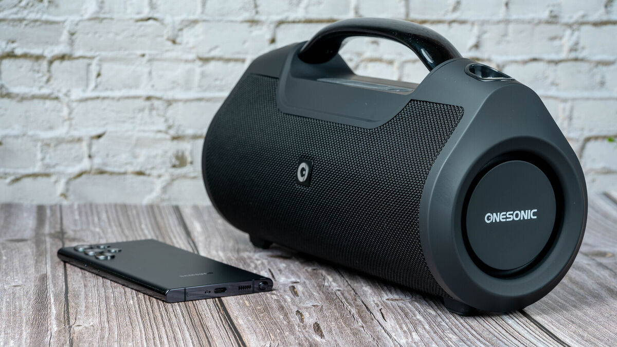 Onevision Quattro portable bluetooth speaker. Pic: Noel Campion