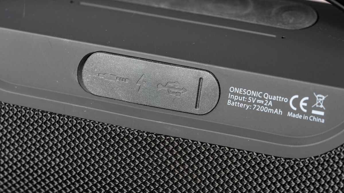 Onevision Quattro portable bluetooth speaker. Pic: Noel Campion