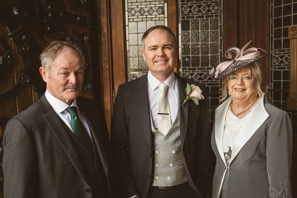 Graham O'Halloran with his parents Margaret and Leonard O'Halloran. Pictures: Dermot Sullivan Graham O'Halloran with his parents Margaret and Leonard O'Halloran. Pictures: Dermot Sullivan