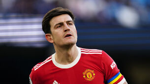 <p>Manchester United captain Harry Maguire (Martin Rickett/PA)</p>