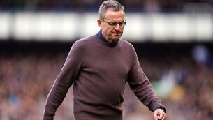 <p>Ralf Rangnick’s side lost at Arsenal (Martin Rickett/PA)</p>