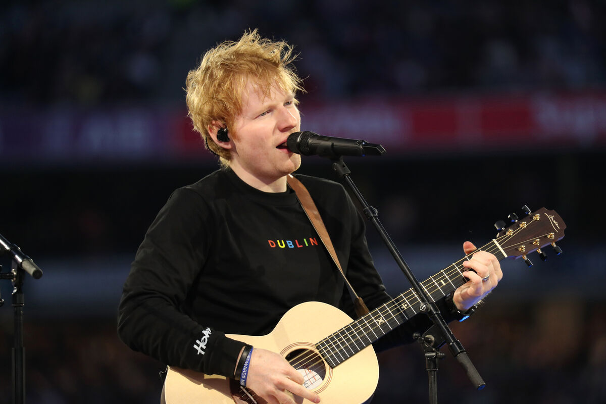 Ed Sheeran performing at Croke Park Stadium Dublin this evening as he kicks off his much-anticipated Mathematics tour across the country.