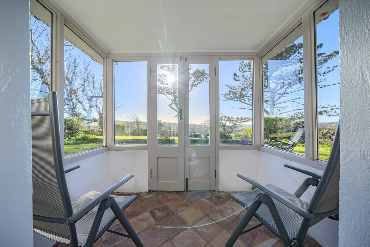 South west facing porch South west facing porch