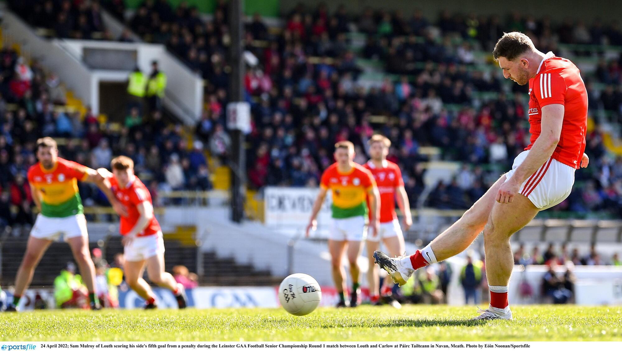 Louth overpower Carlow to secure quarter-final clash with Kildare