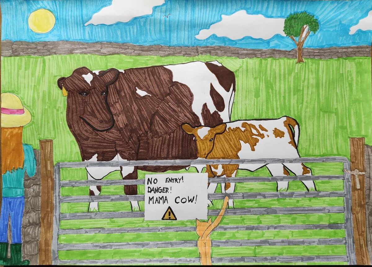 Saoirse's winning art.