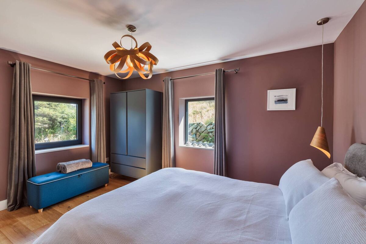 A bedroom in The Hatchery. 