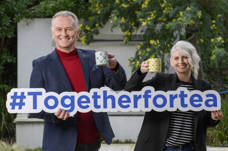Dáithí Ó Sé and Sinead Kennedy at the launch of the Great Tea Day Comeback, which will be held on May 5th. Dáithí Ó Sé and Sinead Kennedy at the launch of the Great Tea Day Comeback, which will be held on May 5th.