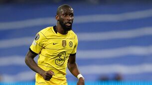 <p>Real Madrid are close to signing Antonio Rudiger on a free transfer after reaching a verbal agreement with the Chelsea defender over a lucrative four-year contract. Picture: PA</p>