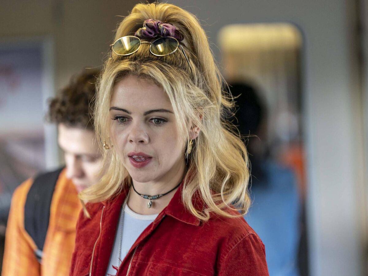 Saoirse Monica Jackson in a scene from episode three of Derry Girls. Saoirse Monica Jackson in a scene from episode three of Derry Girls.