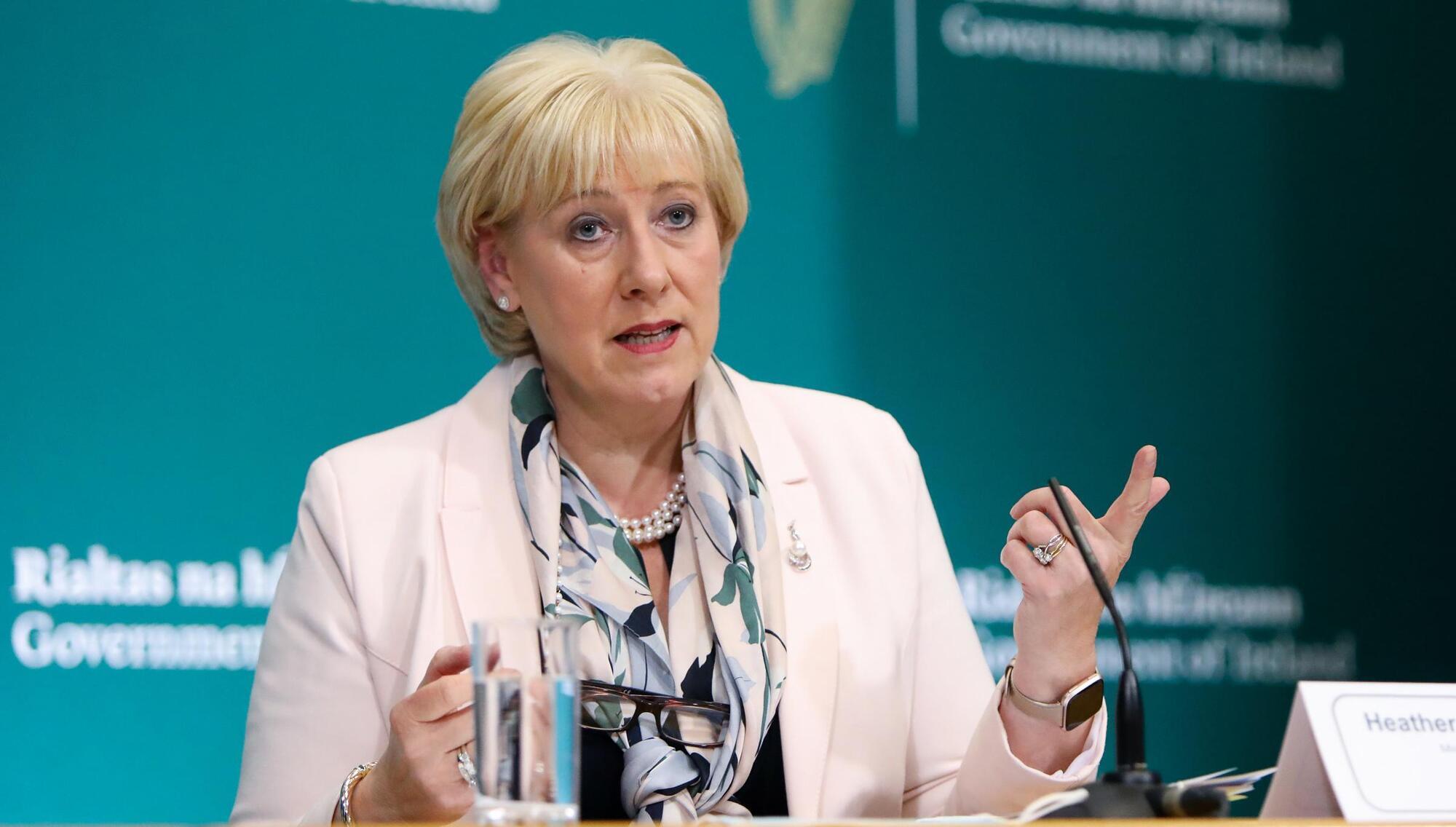 “We hope to have something to bring to government very shortly", said Heather Humphreys.