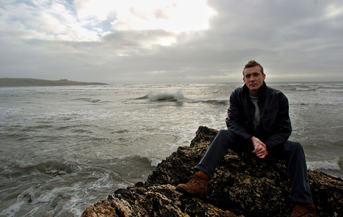 Author David Mitchell at Inchydoney, West Cork. Picture Denis Minihane.