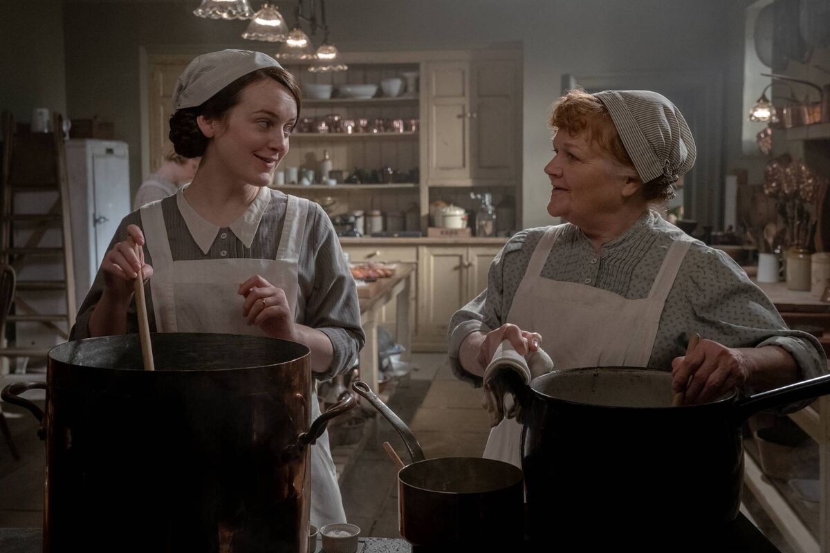 Sophie McShera stars as Daisy and Lesley Nicol stars as Mrs Patmore