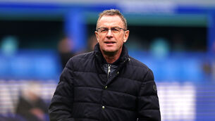 Manchester United interim manager Ralf Rangnick (Martin Rickett/PA)