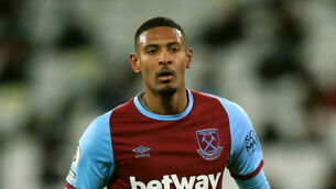 <p>West Ham United’s Sebastien Haller (Adam Davy/PA)</p>