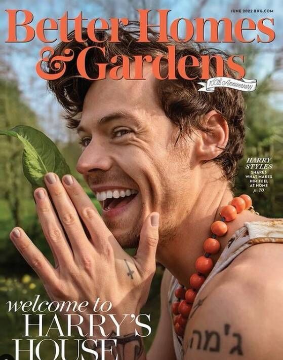 Harry Styles Better Homes & Gardens. Picture: Instagram Harry Styles Better Homes & Gardens. Picture: Instagram