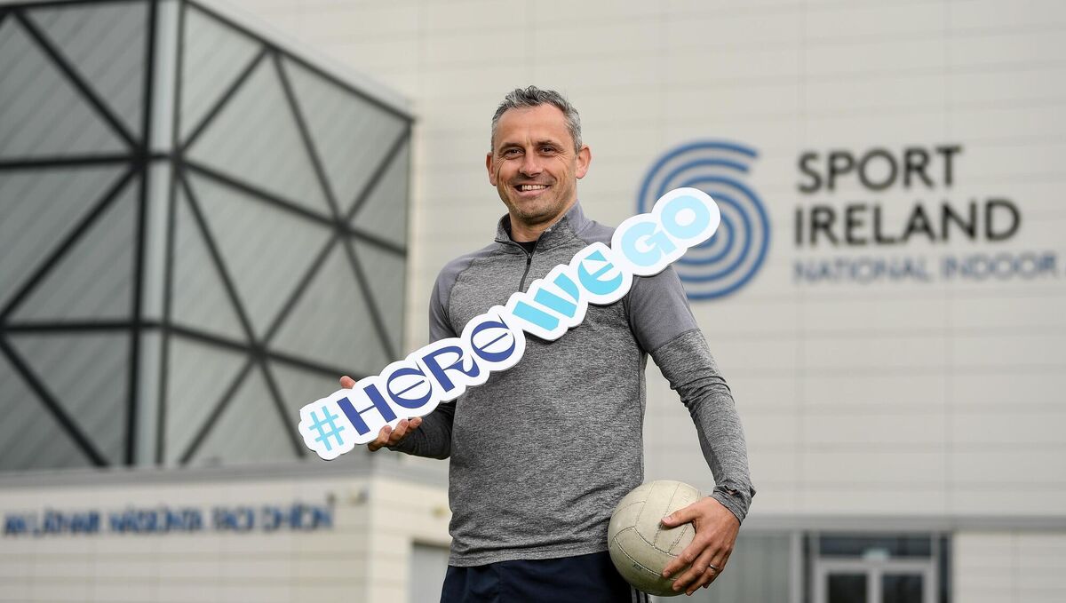 Eager to go: Former Dublin footballer Alan Brogan at the Sport Ireland Campus 'Here We Go' launch at Sports Ireland Campus in Dublin. Photo: Eóin Noonan/Sportsfile