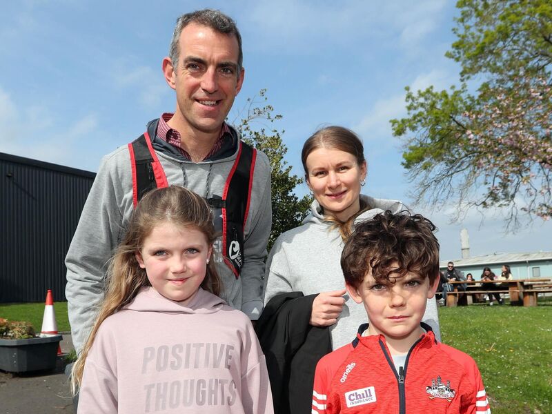 Ali, Mike and MJ McGrath with Tatuyana Frolova, all Cork city. Picture: Jim Coughlan. Ali, Mike and MJ McGrath with Tatuyana Frolova, all Cork city. Picture: Jim Coughlan.
