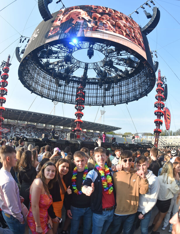 Group from Carrigtwohill at Ed Sheehan concert at Pairc Ui Chaoimh. Picture; Eddie O'Hare Group from Carrigtwohill at Ed Sheehan concert at Pairc Ui Chaoimh. Picture; Eddie O'Hare