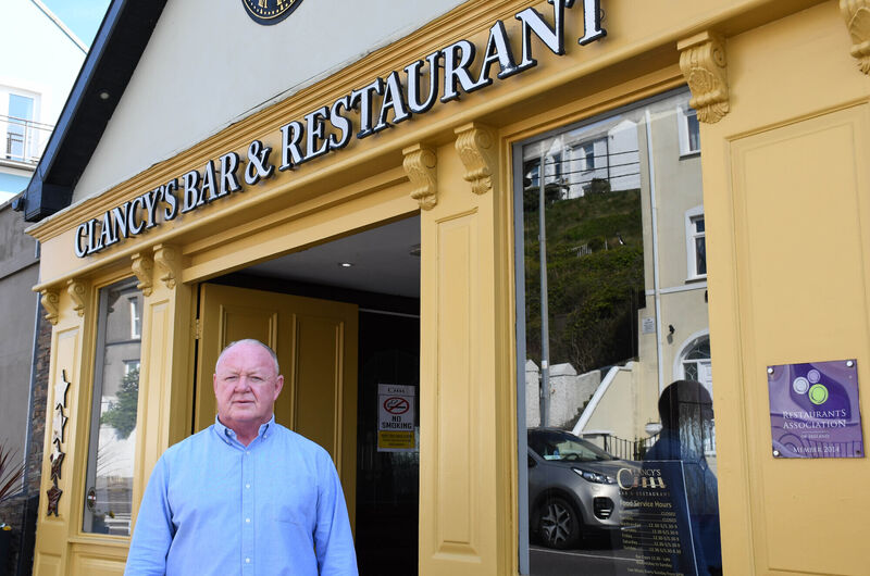 Padraig Hennessy of Clancy's Bar and Restaurant in Youghal. Picture: Howard Crowdy