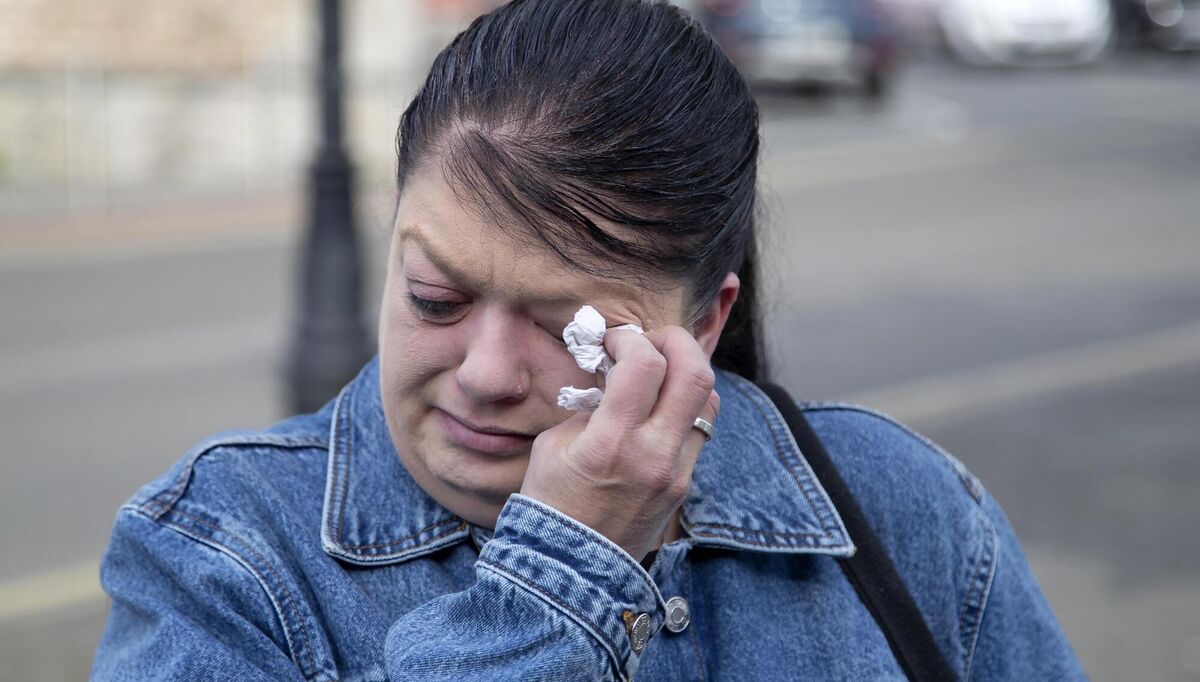Karen McEvoy's mother Margaret McEvoy wipes away a tear at Kildare Coroner's Court after the second day of the inquest into the death on Karen McEvoy. Picture: Colin Keegan, Collins Dublin Karen McEvoy's mother Margaret McEvoy wipes away a tear at Kildare Coroner's Court after the second day of the inquest into the death on Karen McEvoy. Picture: Colin Keegan, Collins Dublin