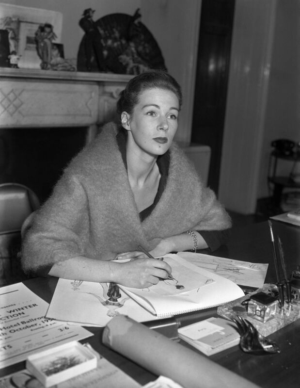 Clodagh Phipps at her first fashion show in 1956. Picture: Irish Photo Archive. Clodagh Phipps at her first fashion show in 1956. Picture: Irish Photo Archive.