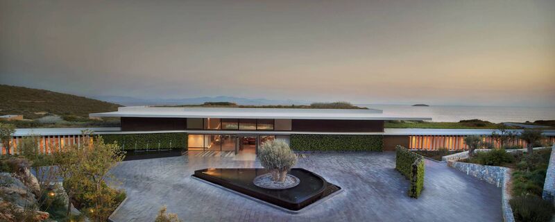 The entrance of the Six Senses Kaplankaya Hotel. Picture: John Athimaritis The entrance of the Six Senses Kaplankaya Hotel. Picture: John Athimaritis