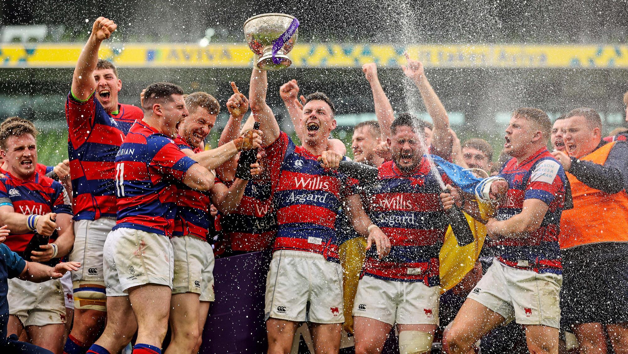 Clontarf withstand late Terenure fightback to win AIL title