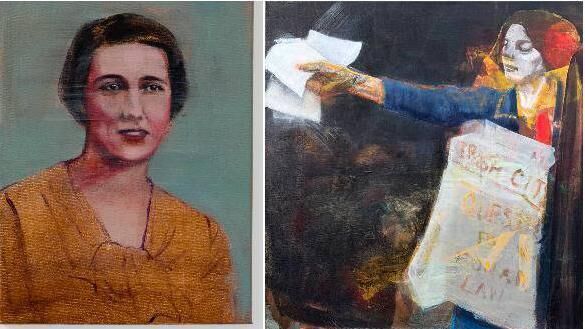 Oonagh Hurley's images of Mary Elmes and Meg Connery. 