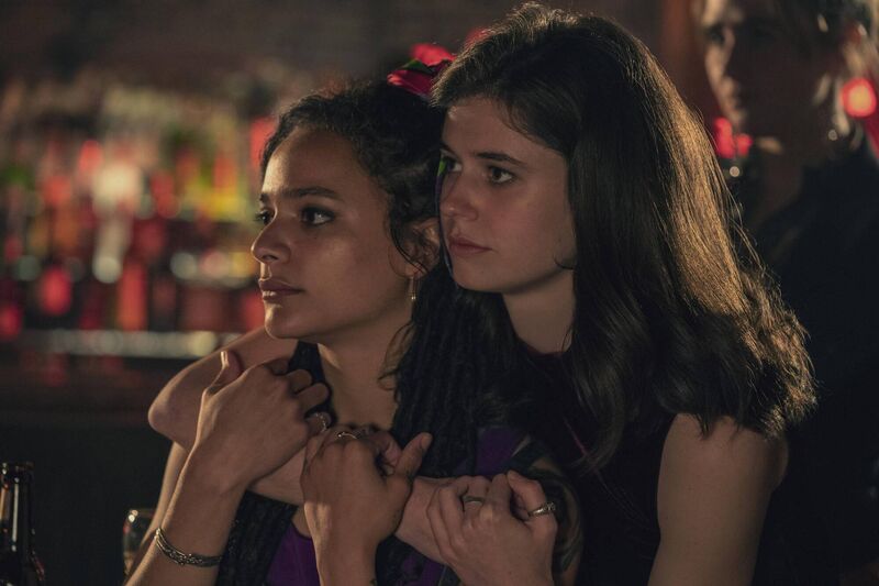 Sasha Lane and Alison Oliver in Conversations with Friends