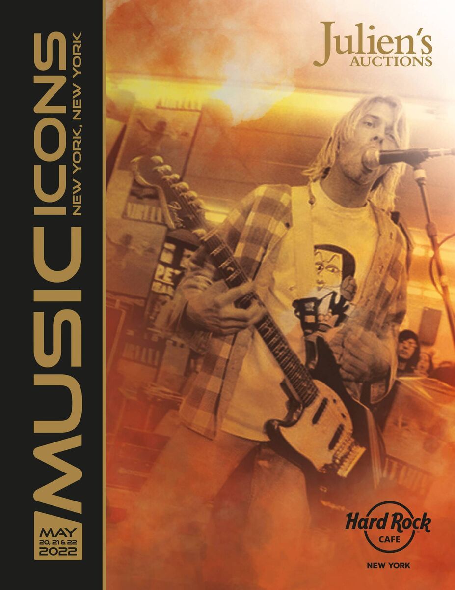 Kurt Cobain's electric guitar is up for auction later this month and can be seen in Co Kildare this week.