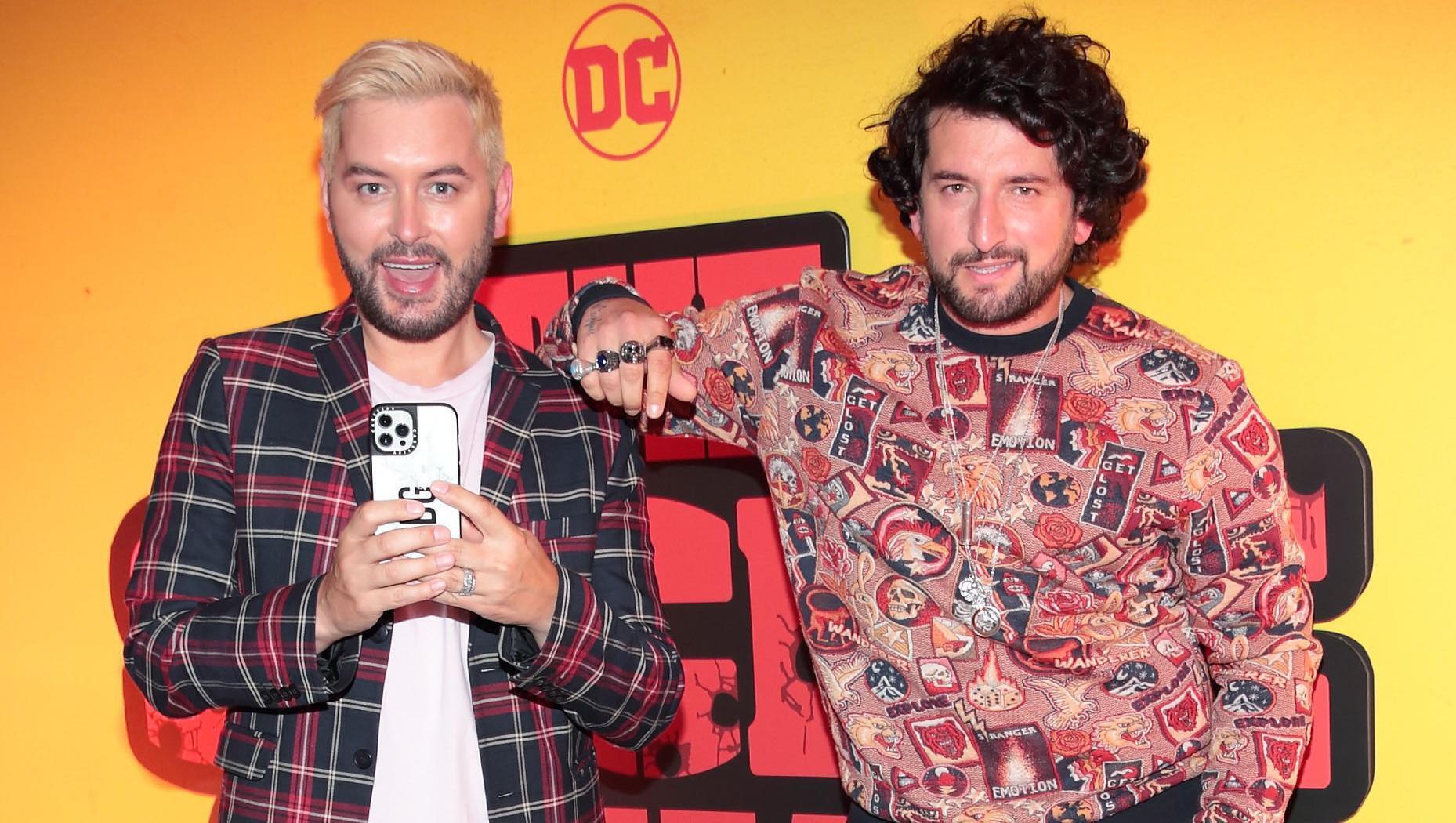 'Beautiful bundle of joy': Brian Dowling and Arthur Gourounlian announce their first child