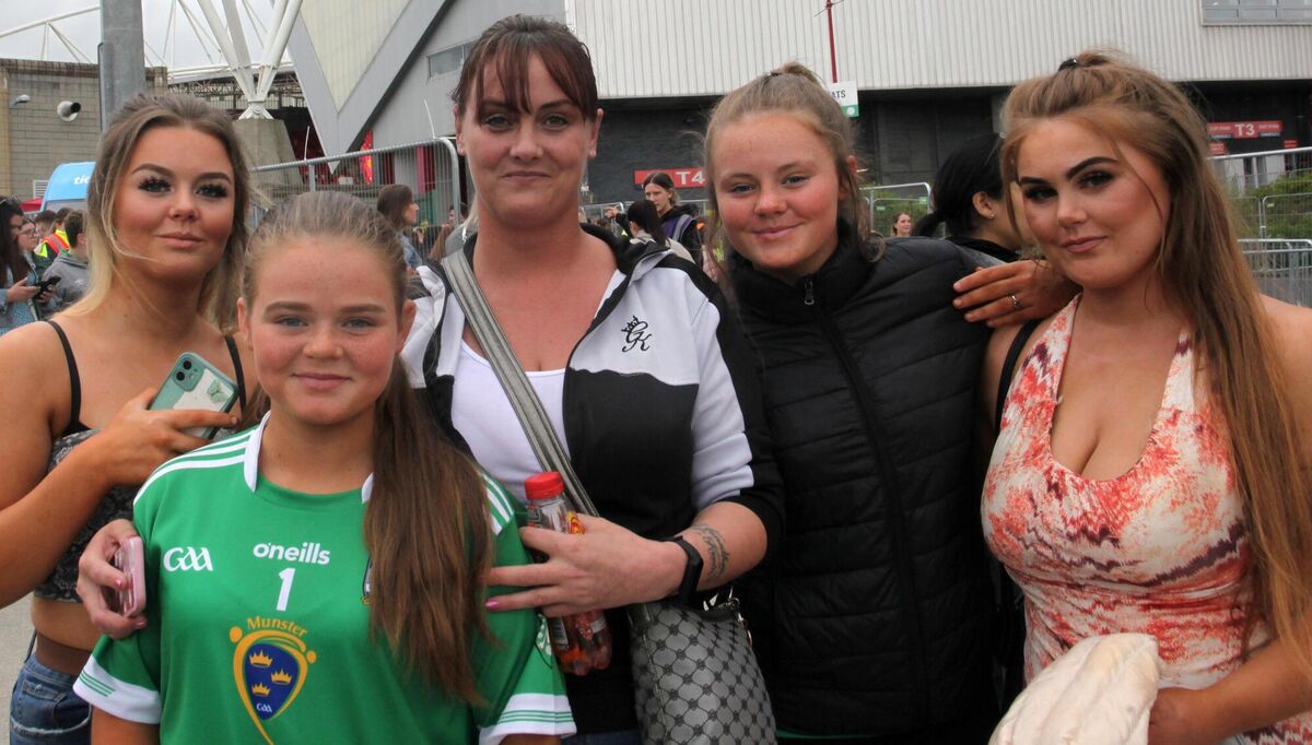 Mary Conway, Jr and Sr with Alica Conway, Kellyann Conway and Margaret Cregan, Kilmallock, at Thomond Park, Limerick Mary Conway, Jr and Sr with Alica Conway, Kellyann Conway and Margaret Cregan, Kilmallock, at Thomond Park, Limerick