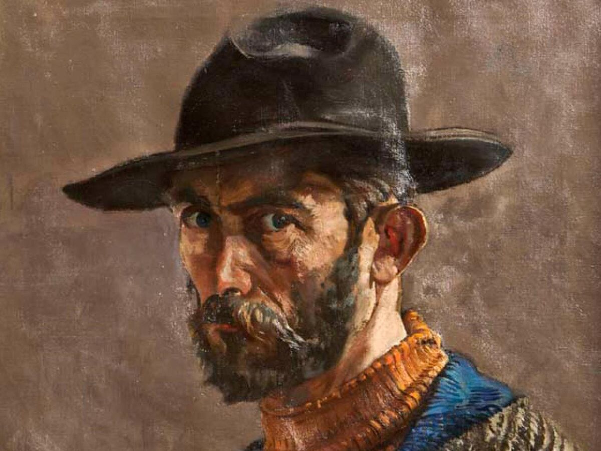 A self-portrait by Sean Keating  (1889-1977).