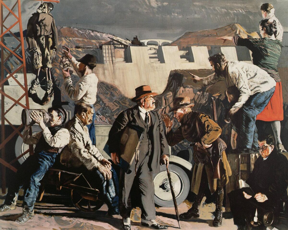  Night’s Candles Are Burnt Out by Sean Keating. (Image courtesy of Gallery Oldham)