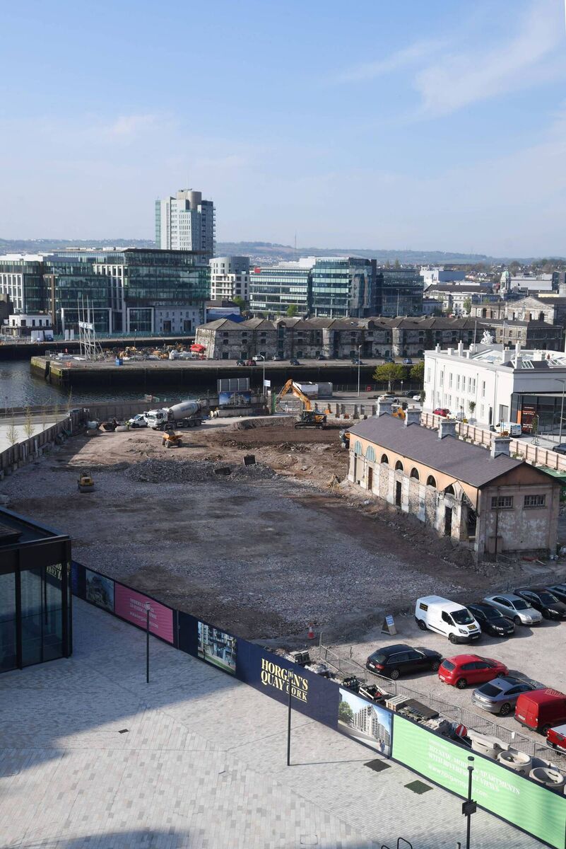 Work in progress at Horgan's Quay in Cork. Picture Denis Minihane. Work in progress at Horgan's Quay in Cork. Picture Denis Minihane.