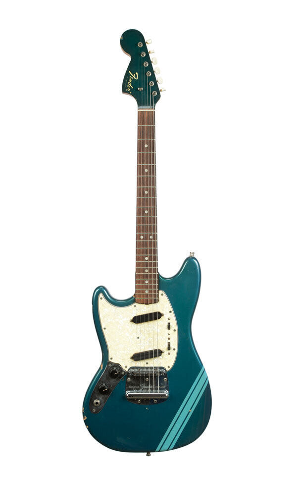  Kurt Cobain "Smells like Teen Spirit" Fender Mustang guitar at Julien's Music Icons sale.