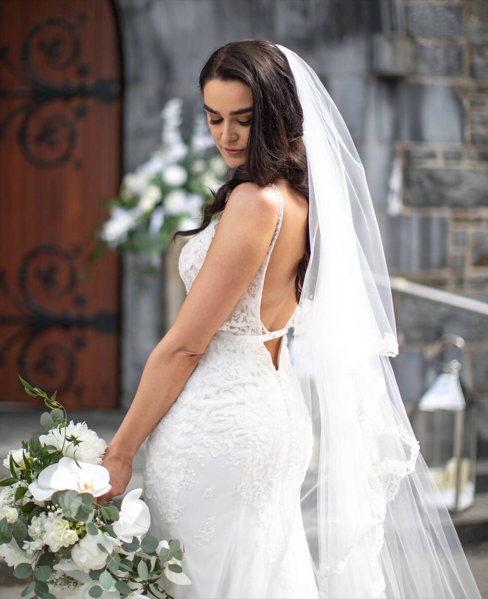 Bride Marie: Her hairstyling is by Lorraine Moynihan and makeup by Simona Pudzemyte Bride Marie: Her hairstyling is by Lorraine Moynihan and makeup by Simona Pudzemyte