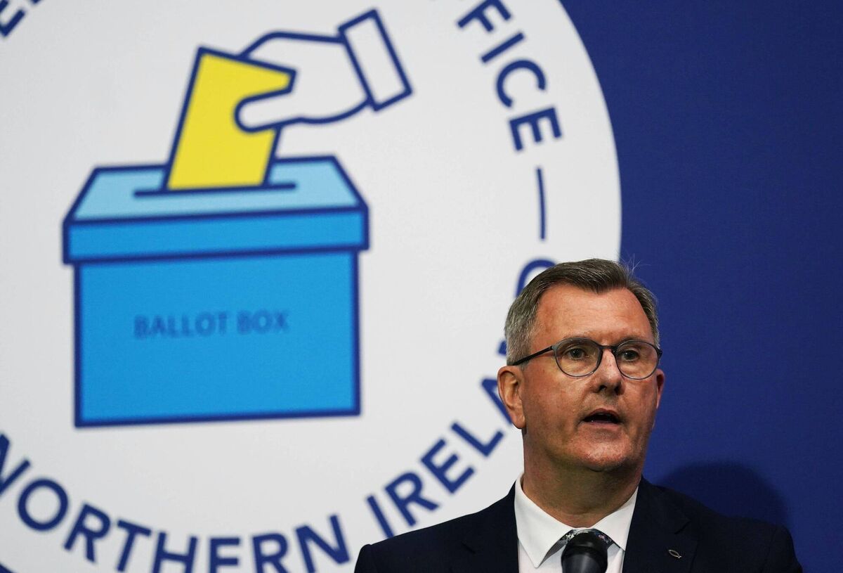 Jeffrey Donaldson’s DUP will retain its position as the largest unionist party (Brian Lawless/PA) Jeffrey Donaldson’s DUP will retain its position as the largest unionist party (Brian Lawless/PA)