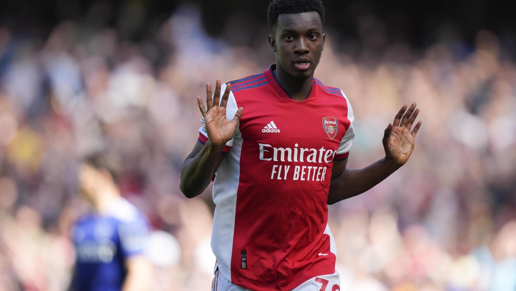 Nketiah the hero but Arsenal labour to crucial win in top four race
