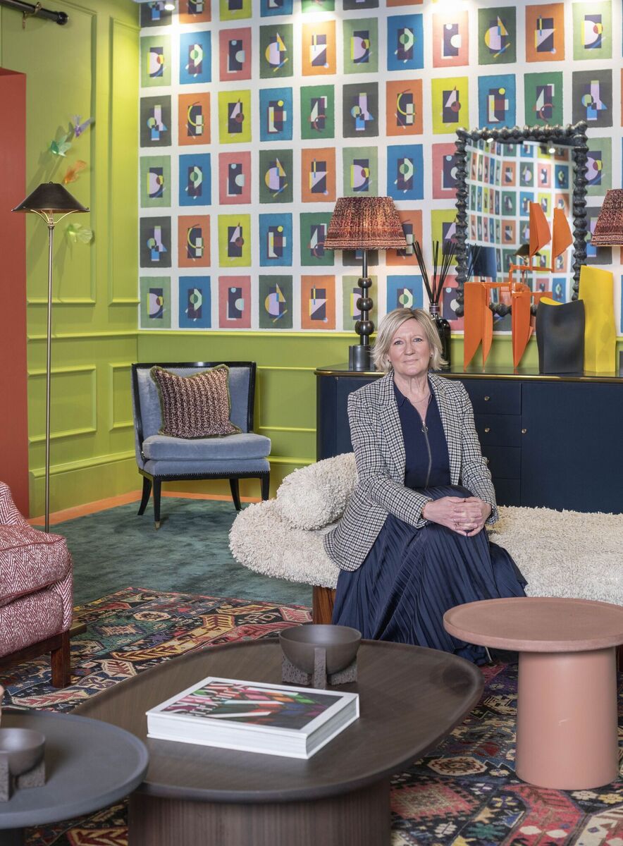  Claire German, CEO, Design Centre, Chelsea Harbour, in a room curated by Arabella McNie, the Design Centre’s creative design director, to give a taste of what’s to come when Wow!house opens in June.